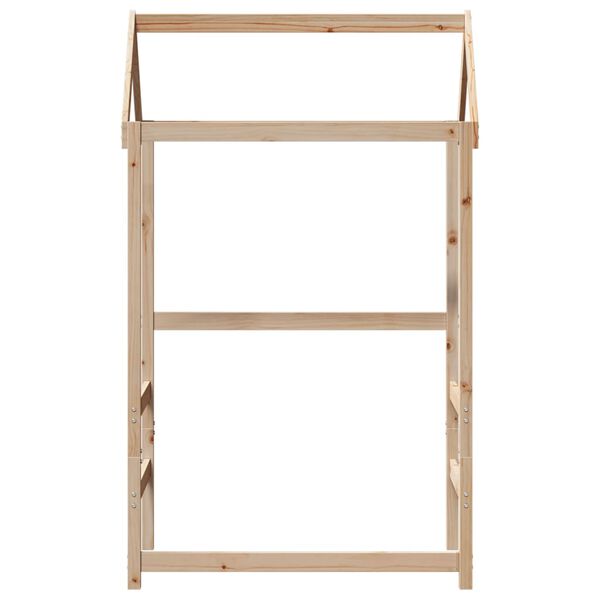 vidaXL Οροφή Κρεβατιού Παιδική 98x70x176,5 εκ. Μασίφ Ξύλο Πεύκου