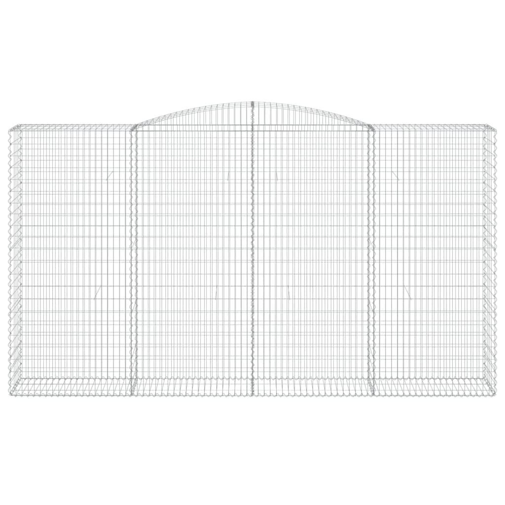 vidaXL Συρματοκιβώτια Τοξωτά 20 τεμ. 400x50x220/240 εκ. Γαλβαν. Ατσάλι