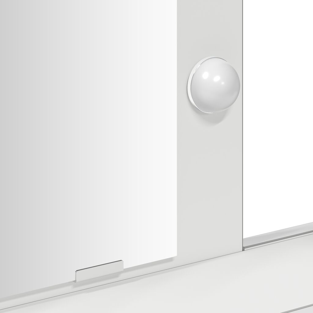 vidaXL Τραπέζι περιποίησης Λευκό 79 x 41 x 140 εκ. Επεξεργασμένο ξύλο