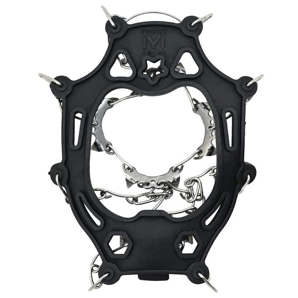 vidaXL Αναρτήσεις πάγου για παπούτσια Μαύρο S