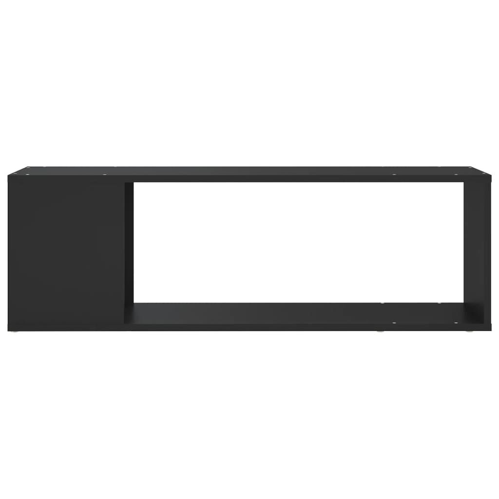 vidaXL Έπιπλο Τηλεόρασης Μαύρο 100 x 24 x 32 εκ. Επεξεργασμένο Ξύλο