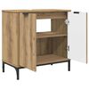 vidaXL Σετ Επίπλων Μπάνιου Καρό 3 pcs artisan δρυς 39.5 x 36 x 88 εκ