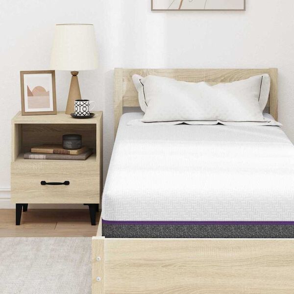 vidaXL Στρώμα Λευκό, Γκρι 70 x 200 cm Pěna