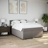 vidaXL &Kappa;&rho;&epsilon;&beta;ά&tau;&iota; Boxspring &mu;&epsilon; &Sigma;&tau;&rho;ώ&mu;&alpha; Taupe 160x200 &epsilon;&kappa;. &Upsilon;&phi;&alpha;&sigma;&mu;ά&tau;&iota;&nu;&omicron;
