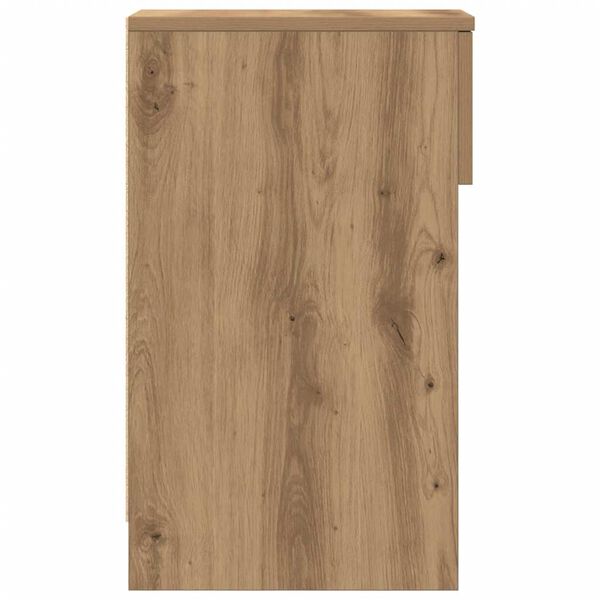 vidaXL Κομοδίνο με συρτάρι Αρτισιανή Δρυς 20x36x60 εκ.