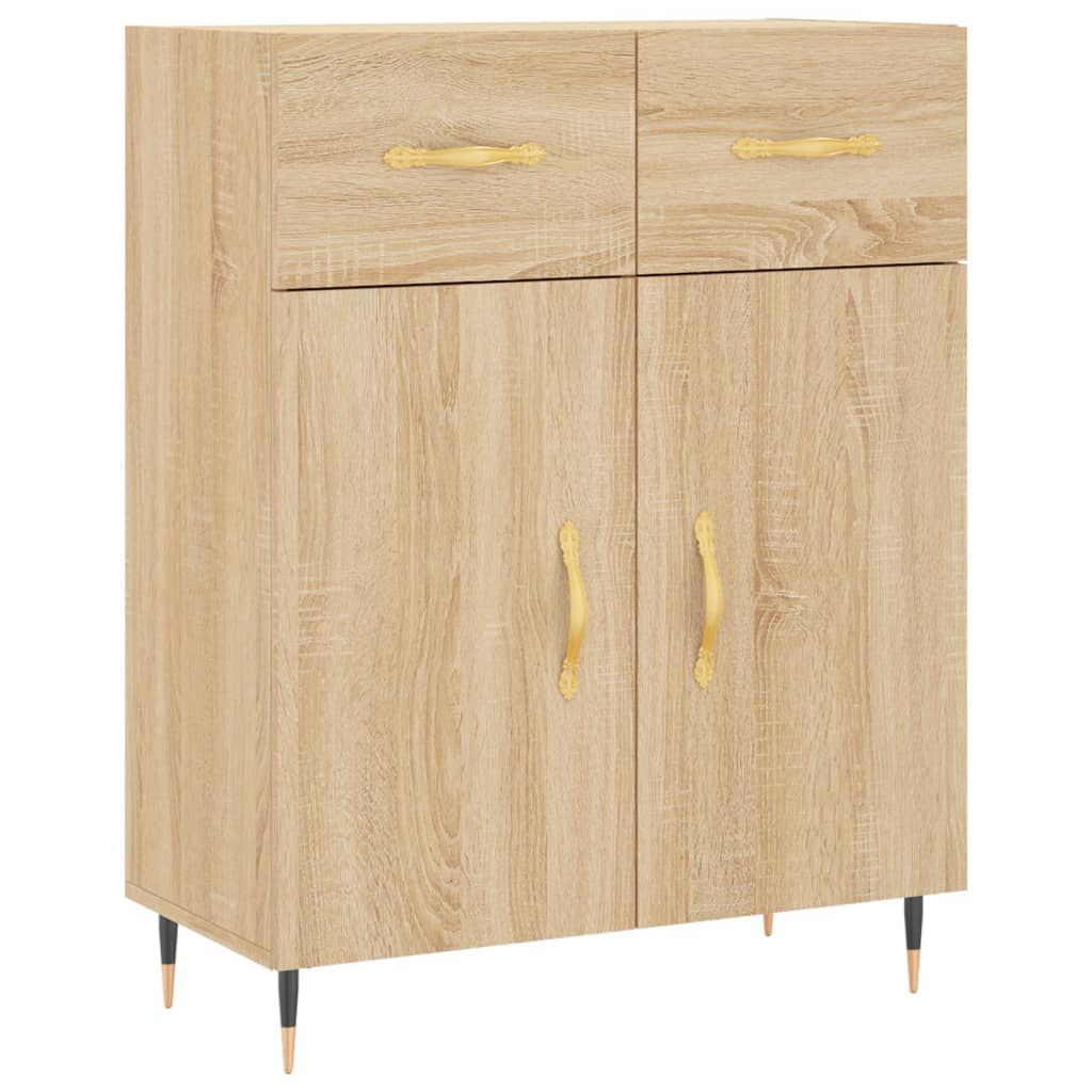 vidaXL Ντουλάπι Sonoma Δρυς 69,5 x 34 x 90 εκ. από Επεξεργασμένο Ξύλο