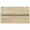 vidaXL Ντουλάπι Νιπτήρα Sonoma Δρυς 80 x 38,5 x 45 εκ. από Επεξ. Ξύλο