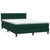 vidaXL &Kappa;&rho;&epsilon;&beta;ά&tau;&iota; Boxspring &mu;&epsilon; &Sigma;&tau;&rho;ώ&mu;&alpha; & LED &sigma;&kappa;&omicron;ύ&rho;&omicron; &pi;&rho;ά&sigma;&iota;&nu;&omicron; 160x220cm &Beta;&epsilon;&lambda;&omicron;ύ&delta;&iota;&nu;&omicron;