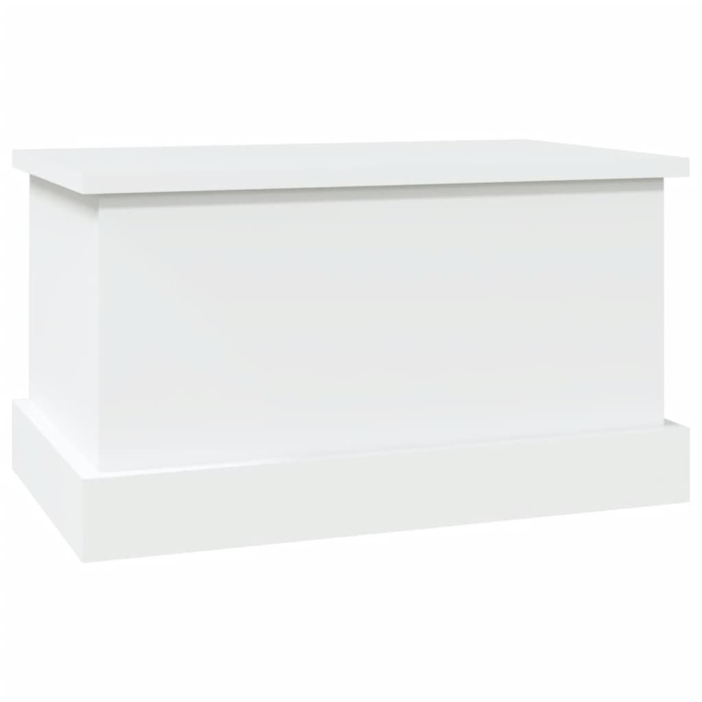 vidaXL Κουτί Αποθήκευσης Λευκό 50 x 30 x 28 εκ. από Επεξεργασμένο Ξύλο