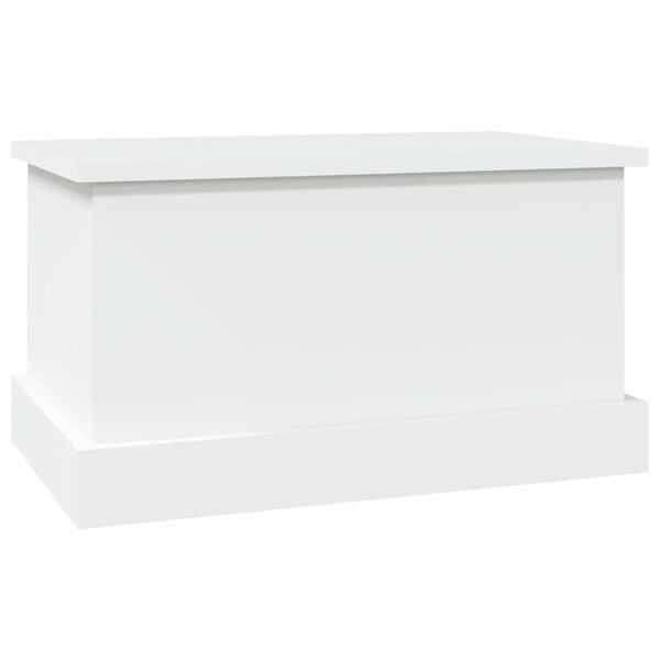 vidaXL Κουτί Αποθήκευσης Λευκό 50 x 30 x 28 εκ. από Επεξεργασμένο Ξύλο
