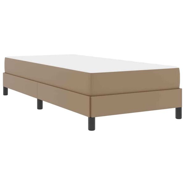 vidaXL Κρεβάτι Άλλο Καπουτσίνο 100 x 200 cm Τεχνητό δέρμα