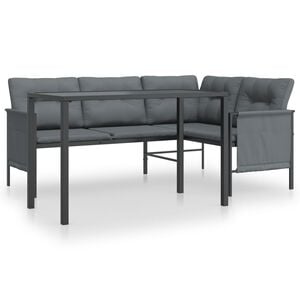 vidaXL &Sigma;&epsilon;&tau; &Tau;&rho;&alpha;&pi;&epsilon;&zeta;&alpha;&rho;ί&alpha;&sigmaf; &Kappa;ή&pi;&omicron;&upsilon; 2 &Tau;&epsilon;&mu;&alpha;&chi;ί&omega;&nu; &Alpha;&nu;&theta;&rho;&alpha;&kappa;ί &alpha;&pi;ό &Alpha;&tau;&sigma;ά&lambda;&iota;