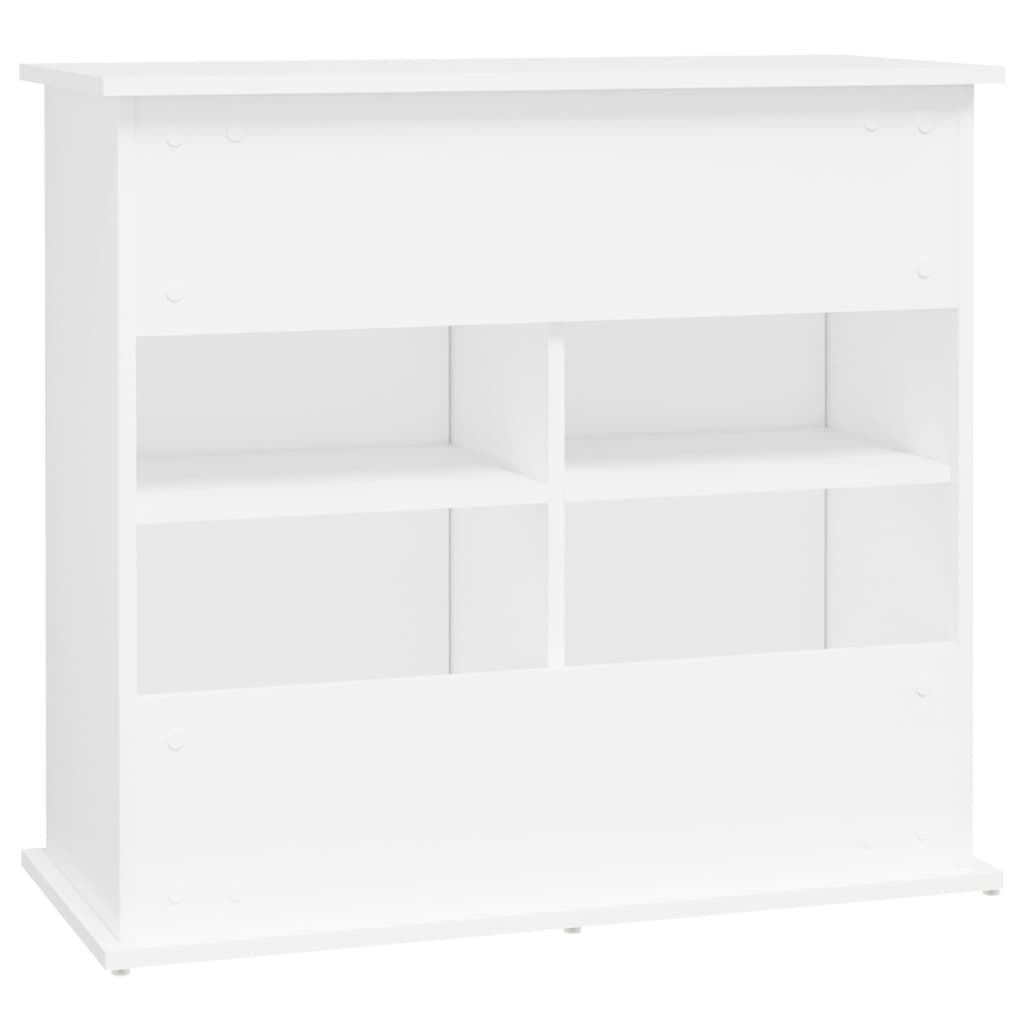 vidaXL Βάση Ενυδρείου Λευκή 81 x 36 x 73 εκ. από Επεξεργασμένο Ξύλο