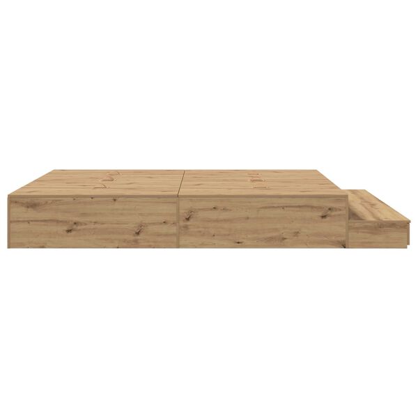 vidaXL Κρεβάτι Αποθήκευσης Artisan Oak 180x200 εκ.