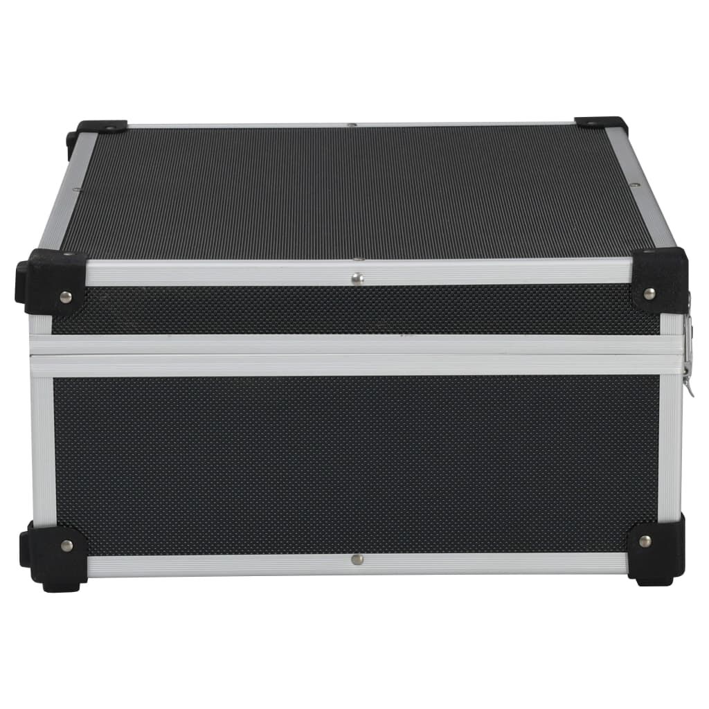 vidaXL Βαλίτσα Εργαλείων Μαύρη 46 x 33 x 16 εκ. Αλουμινίου