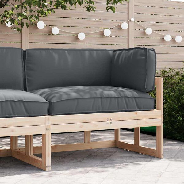 vidaXL Σετ Μαξιλαριών Πάγου 3 pcs Ανθρακί 120 x 80 x 12 cm