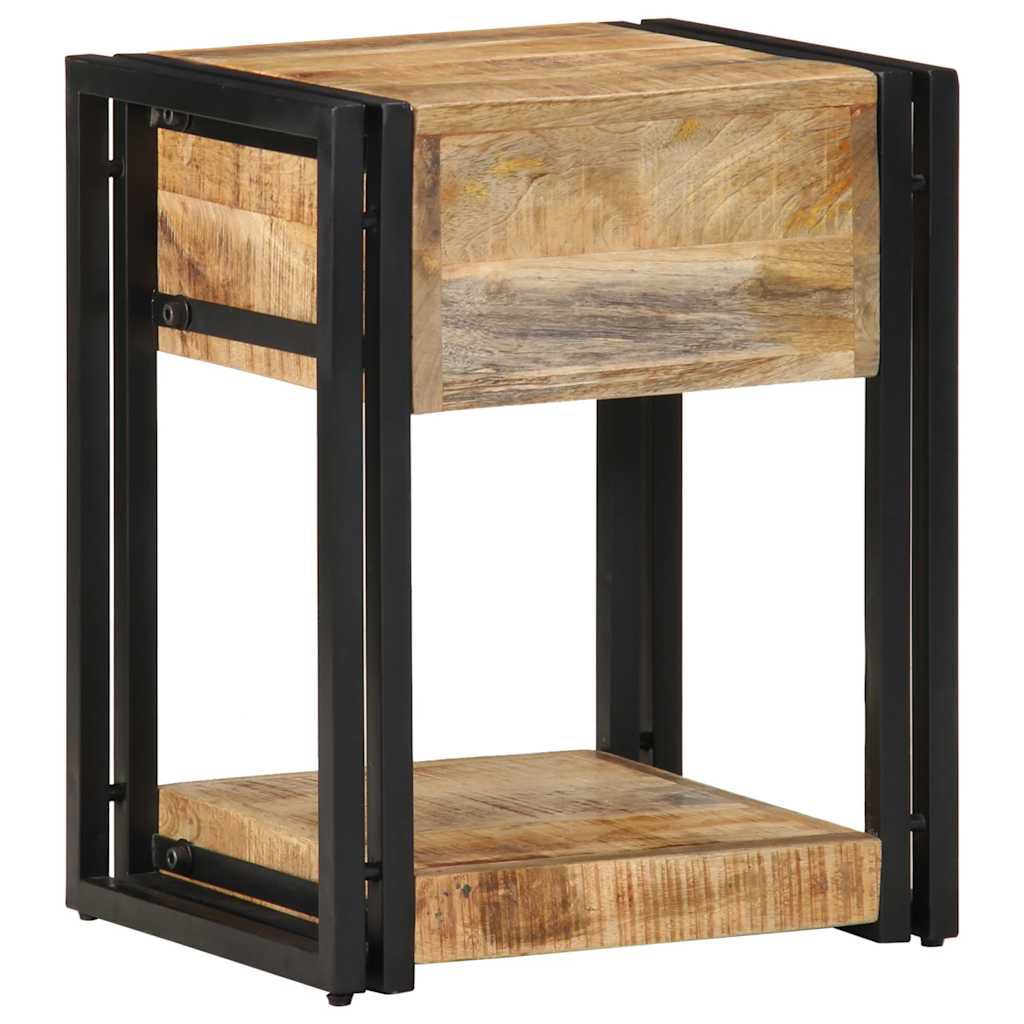 vidaXL Κομοδίνο 40x35x50 cm Στερεό ακατέργαστο ξύλο Mango