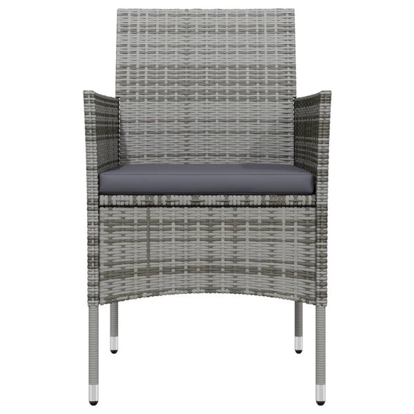 vidaXL &Sigma;&epsilon;&tau; &Tau;&rho;&alpha;&pi;&epsilon;&zeta;&alpha;&rho;ί&alpha;&sigmaf; &Kappa;ή&pi;&omicron;&upsilon; 5 &tau;&epsilon;&mu;. &Gamma;&kappa;&rho;&iota; / &Mu;&alpha;ύ&rho;&omicron; &mu;&epsilon; &Mu;&alpha;&xi;&iota;&lambda;ά&rho;&iota;&alpha;