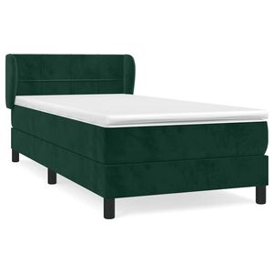 vidaXL &Kappa;&rho;&epsilon;&beta;ά&tau;&iota; Boxspring &mu;&epsilon; &Sigma;&tau;&rho;ώ&mu;&alpha; &Sigma;&kappa;&omicron;ύ&rho;&omicron; &Pi;&rho;ά&sigma;&iota;&nu;&omicron; 100x200&epsilon;&kappa;. &Beta;&epsilon;&lambda;&omicron;ύ&delta;&iota;&nu;&omicron;
