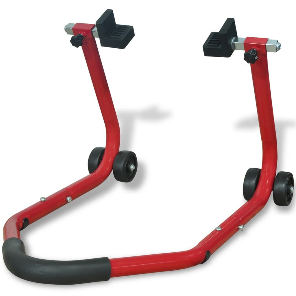 vidaXL Paddock Stand Πίσω Τροχού Μοτοσυκλέτας Κόκκινο