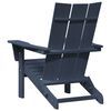 vidaXL Πτυσσόμενη Καρέκλα Adirondack Ναυτικό μπλε 74.5 x 80.5 x 90 εκ.