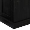 vidaXL Sideboard HALDEN με συρόμενη πόρτα Μαύρο 80x40x80 cm