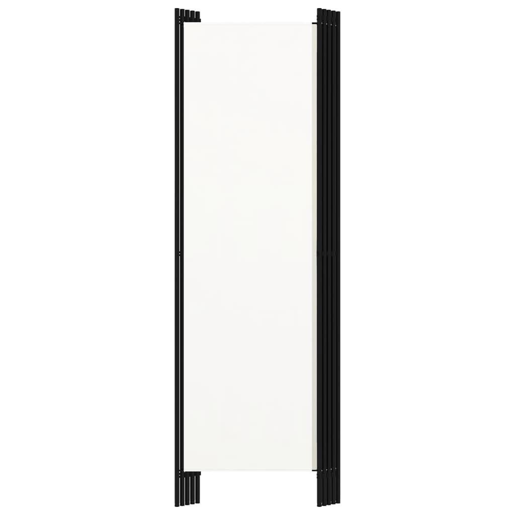 vidaXL Διαχωριστικό Δωματίου με 5 Πάνελ Λευκό 250 x 180 εκ.