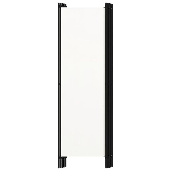 vidaXL Διαχωριστικό Δωματίου με 5 Πάνελ Λευκό 250 x 180 εκ.