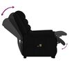 vidaXL Πολυθρόνα Μασάζ με Ανύψωση Μαύρη από Συνθετικό Δέρμα