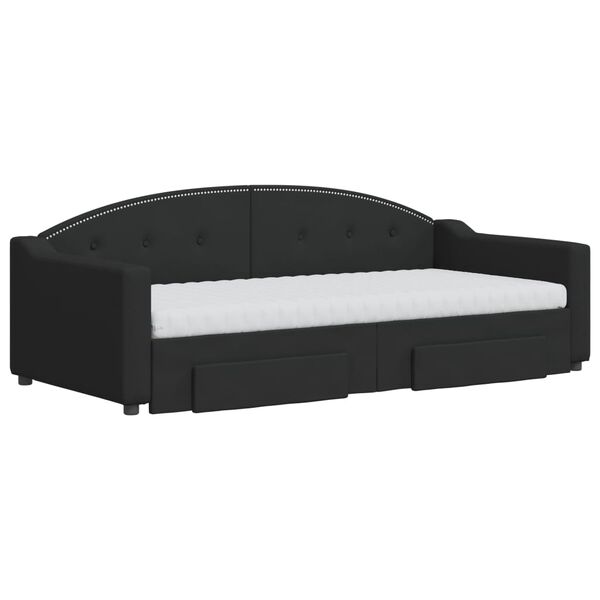 vidaXL &Kappa;&alpha;&nu;&alpha;&pi;έ&sigmaf; &Kappa;&rho;&epsilon;&beta;ά&tau;&iota; &Sigma;&upsilon;&rho;ό&mu;&epsilon;&nu;&omicron;&sigmaf; &Mu;&alpha;ύ&rho;&omicron; 90x190 &epsilon;&kappa;. Ύ&phi;&alpha;&sigma;&mu;&alpha; & &Sigma;&upsilon;&rho;&tau;ά&rho;&iota;&alpha;