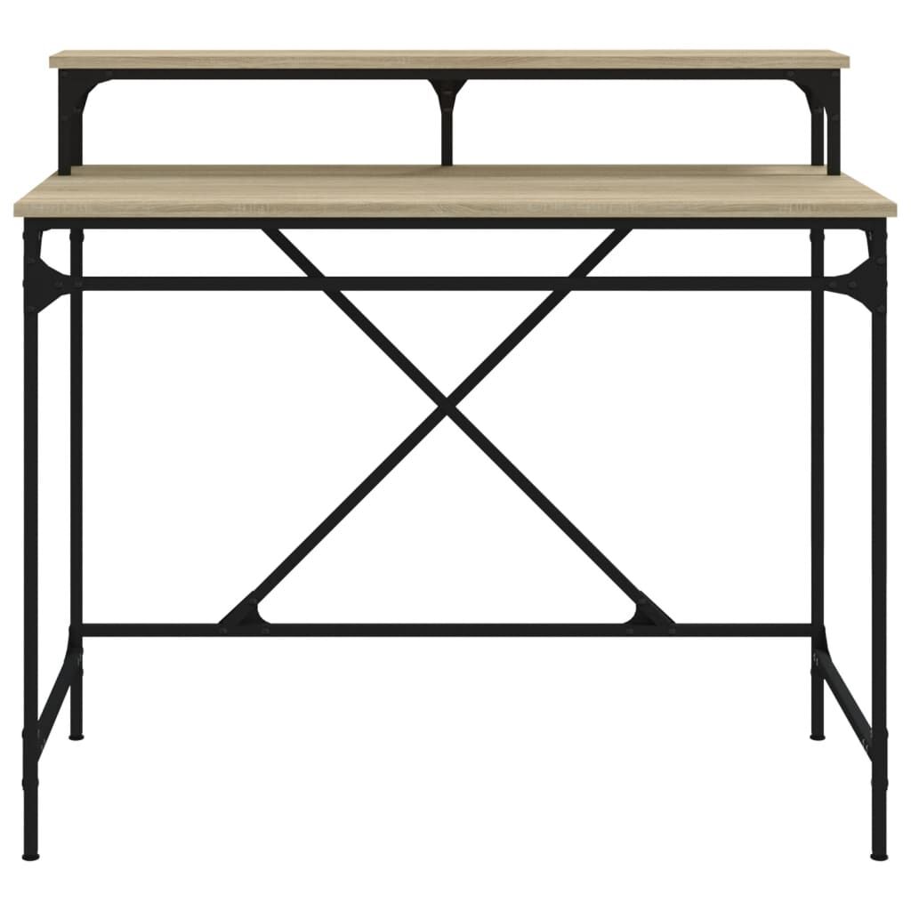 vidaXL Γραφείο Sonoma Δρυς 100x50x90 εκ. από Επεξεργασμένο Ξύλο