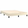 vidaXL &Kappa;&rho;&epsilon;&beta;ά&tau;&iota; Boxspring &mu;&epsilon; &Sigma;&tau;&rho;ώ&mu;&alpha; &Kappa;&rho;&epsilon;&mu; 140x200&epsilon;&kappa;. &alpha;&pi;ό &Sigma;&upsilon;&nu;&theta;&epsilon;&tau;&iota;&kappa;ό &Delta;έ&rho;&mu;&alpha;