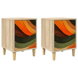 vidaXL &Kappa;&omicron;&mu;&omicron;&delta;ί&nu;&omicron; BONN 2 &tau;&mu;&chi;. Sonoma &Delta;&rho;&upsilon;&sigmaf; 36 x 33 x 50 &epsilon;&kappa;.