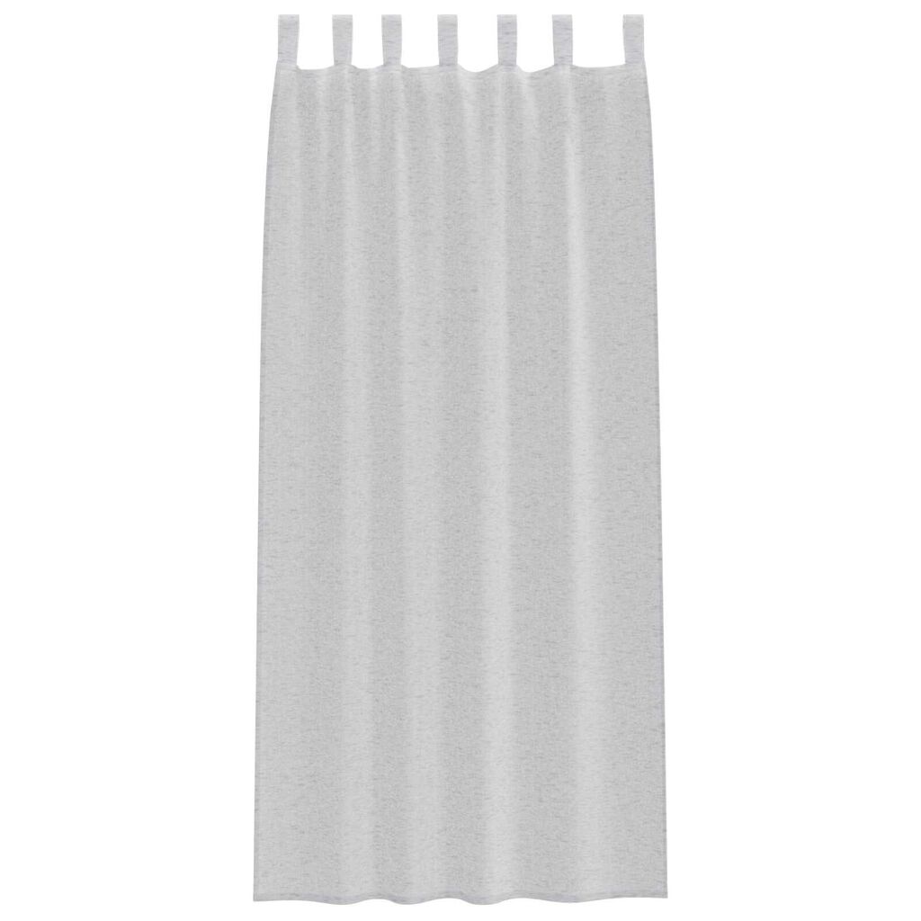 vidaXL Κουρτίνες 2 pcs Ανοιχτό γκρι 140 x 245 εκ. Πολυεστέρας