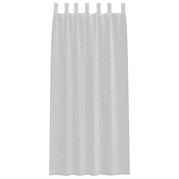 vidaXL Κουρτίνες 2 pcs Ανοιχτό γκρι 140 x 245 εκ. Πολυεστέρας