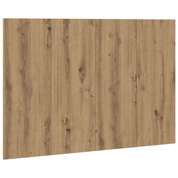 vidaXL Κεφαλάρι κρεβατιού Δρυς τεχνίτης 120x1,5x80 cm