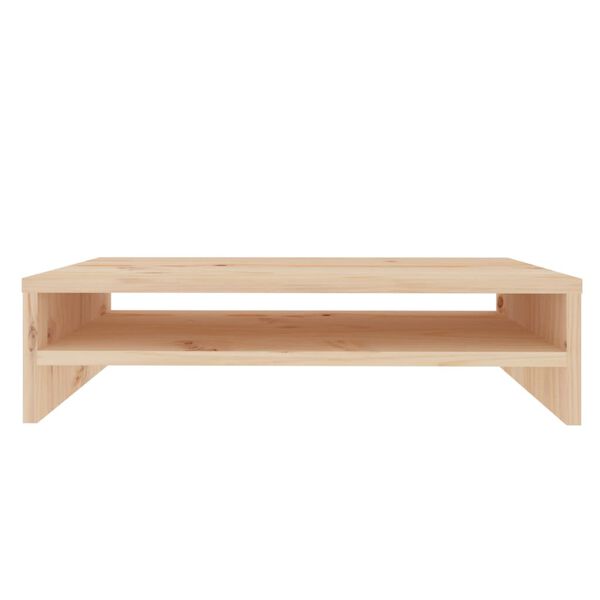 vidaXL Βάση Οθόνης 50 x 24 x 13 εκ. από Μασίφ Ξύλο Πεύκου