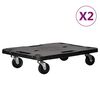vidaXL &Tau;&rho;ό&lambda;&epsilon;ϊ &Mu;&epsilon;&tau;&alpha;&phi;&omicron;&rho;ά&sigmaf; 2 &Tau;&epsilon;&mu;. &Mu;&alpha;ύ&rho;&alpha; 58 x 38 x 12 &epsilon;&kappa;. &Pi;&omicron;&lambda;&upsilon;&pi;&rho;&omicron;&pi;&upsilon;&lambda;έ&nu;&iota;&omicron;