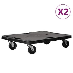 vidaXL &Tau;&rho;ό&lambda;&epsilon;ϊ &Mu;&epsilon;&tau;&alpha;&phi;&omicron;&rho;ά&sigmaf; 2 &Tau;&epsilon;&mu;. &Mu;&alpha;ύ&rho;&alpha; 58 x 38 x 12 &epsilon;&kappa;. &Pi;&omicron;&lambda;&upsilon;&pi;&rho;&omicron;&pi;&upsilon;&lambda;έ&nu;&iota;&omicron;