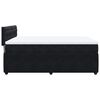 vidaXL Κρεβάτι Boxspring με Στρώμα Μαύρο 140x190 εκ. Βελούδινο
