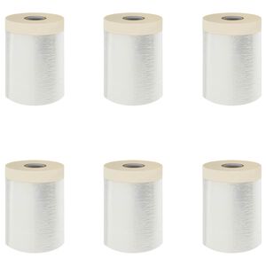 vidaXL &Phi;ύ&lambda;&lambda;&omicron; &Sigma;&kappa;ό&nu;&eta;&sigmaf; &mu;&epsilon; &Kappa;&omicron;&lambda;&lambda;&eta;&tau;&iota;&kappa;ή &Tau;&alpha;&iota;&nu;ί&alpha; 6 pcs &Delta;&iota;&alpha;&phi;&alpha;&nu;έ&sigmaf; 55 x 3300 &epsilon;&kappa;