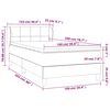 vidaXL &Kappa;&rho;&epsilon;&beta;ά&tau;&iota; Boxspring &mu;&epsilon; &Sigma;&tau;&rho;ώ&mu;&alpha; &Sigma;&kappa;&omicron;ύ&rho;&omicron; &Pi;&rho;ά&sigma;&iota;&nu;&omicron; 100x200&epsilon;&kappa;. &Beta;&epsilon;&lambda;&omicron;ύ&delta;&iota;&nu;&omicron;