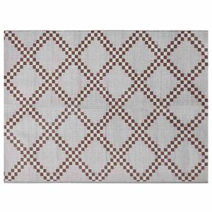 vidaXL Χαλί εξωτερικού χώρου ARAKIL Καφέ και λευκό 300 x 400 cm PP