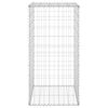 vidaXL Συρματοκιβώτιο Τοίχος 60x50x100 εκ. Γαλβαν. Χάλυβας + Καλύμματα