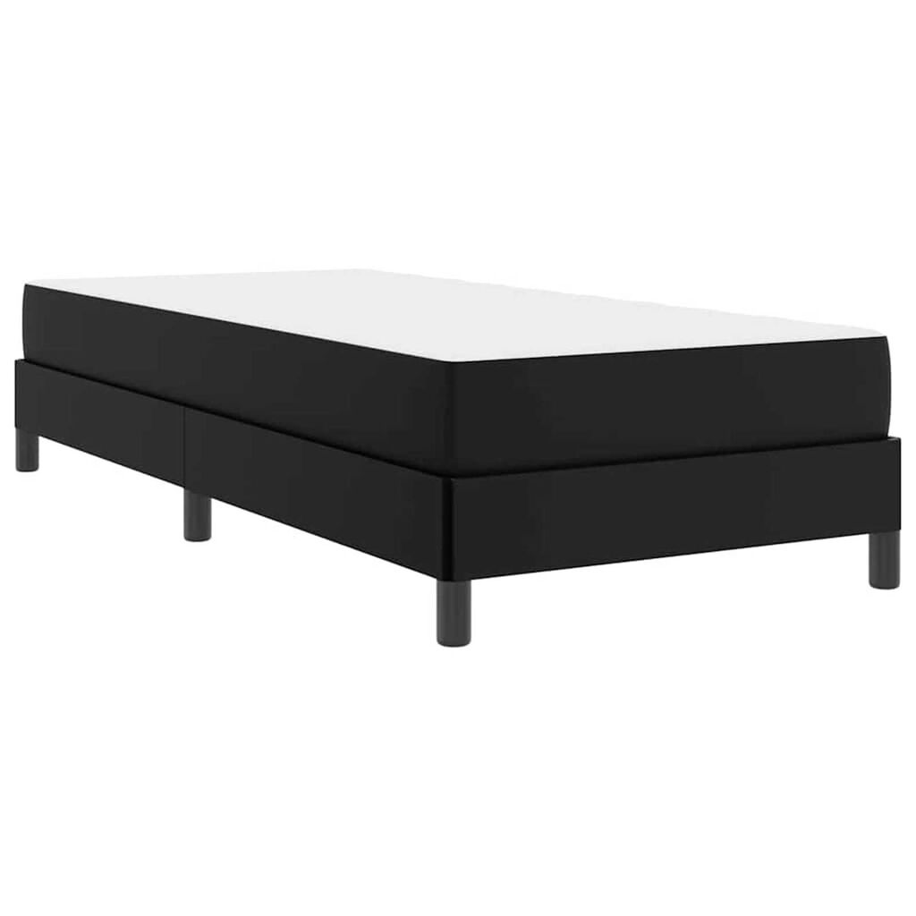 vidaXL Κρεβάτι Άλλο Μαύρο 100 x 200 cm Τεχνητό δέρμα