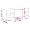 vidaXL Έπιπλο Τηλεόρασης Sonoma Δρυς 102x35,5x36,5εκ. Επεξεργ. Ξύλο