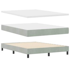 vidaXL LED &Kappa;&rho;&epsilon;&beta;ά&tau;&iota; &mu;&epsilon; &beta;ά&theta;&rho;&omicron; &Alpha;&nu;&omicron;&iota;&chi;&tau;ό &gamma;&kappa;&rho;&iota; 140 x 200 cm &Beta;&epsilon;&lambda;&omicron;ύ&delta;&omicron;