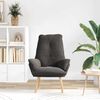 vidaXL Πολυθρόνα Σκούρο Γκρι 61 x 78 x 98 εκ. Υφάσματος Sherpa