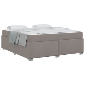 vidaXL &Sigma;&kappa;&epsilon;&lambda;&epsilon;&tau;ό&sigmaf; &Kappa;&rho;&epsilon;&beta;&alpha;&tau;&iota;&omicron;ύ &mu;&epsilon; &sigma;&tau;&rho;ώ&mu;&alpha; Taupe 180 x 200 cm ύ&phi;&alpha;&sigma;&mu;&alpha;