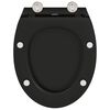 vidaXL Τουαλέτα Γρήγορης Απελευθέρωσης κατάλληλη για Καθίσμα Μαύρο
